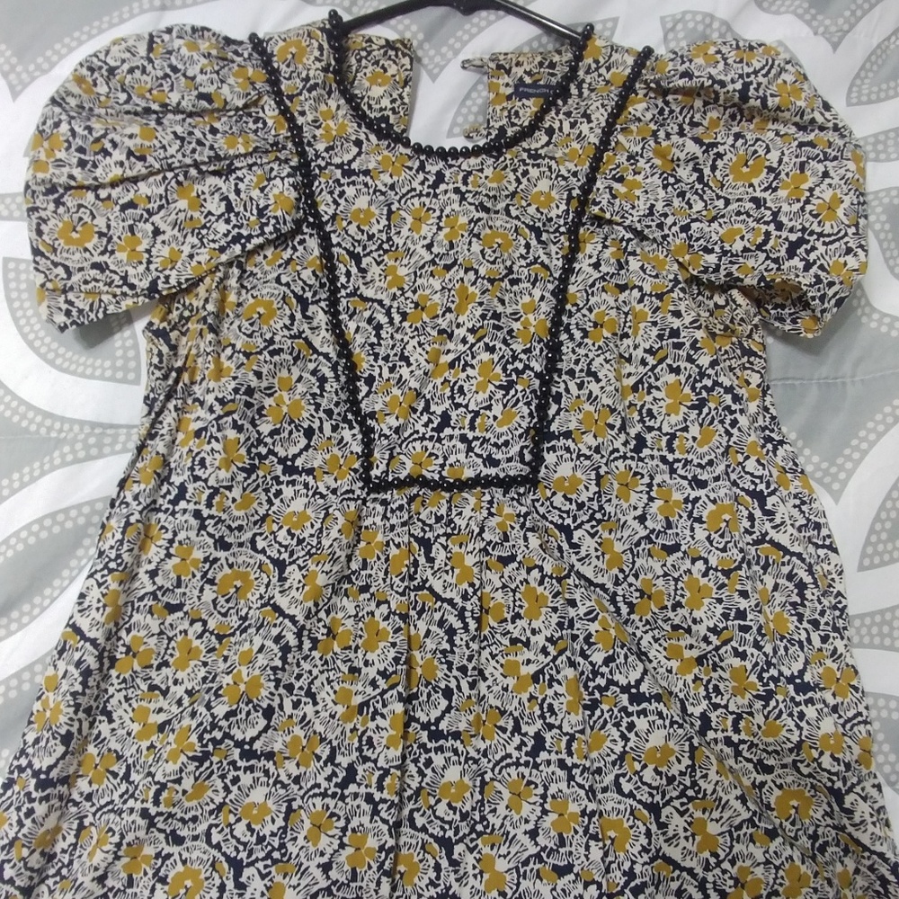 Beautiful Floral French Connection Top